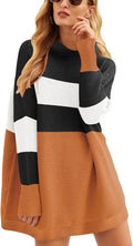 Women Oversized Turtleneck Knit Tunic Sweater - Loose Slouchy Fit