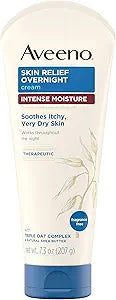 Aveeno Skin Relief Overnight Intense Moisture Cream for Dry Skin