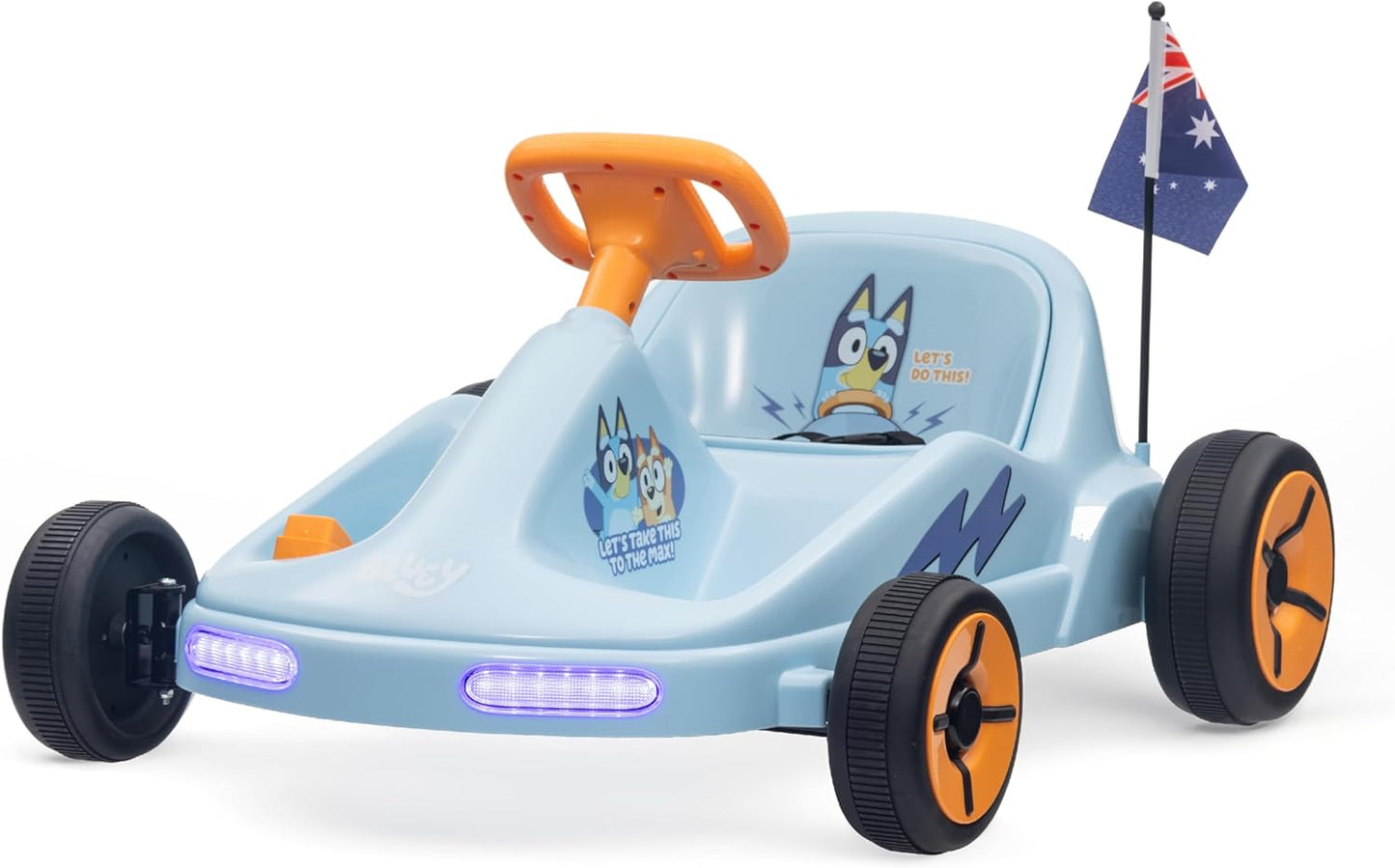 Bluey 12V Electric Go Kart: Safe, Durable, Fun!