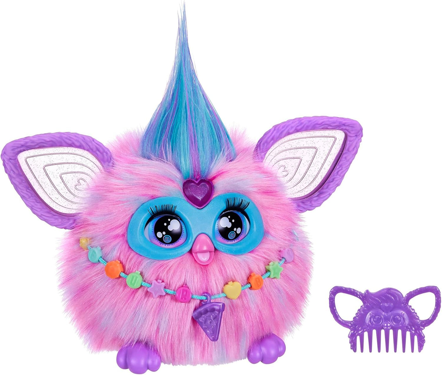 Furby Cotton Candy Interactive Plush Toy for Kids Fun