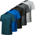 7 Pack Workout Shirts for Men Quick Dry Moisture Wicking