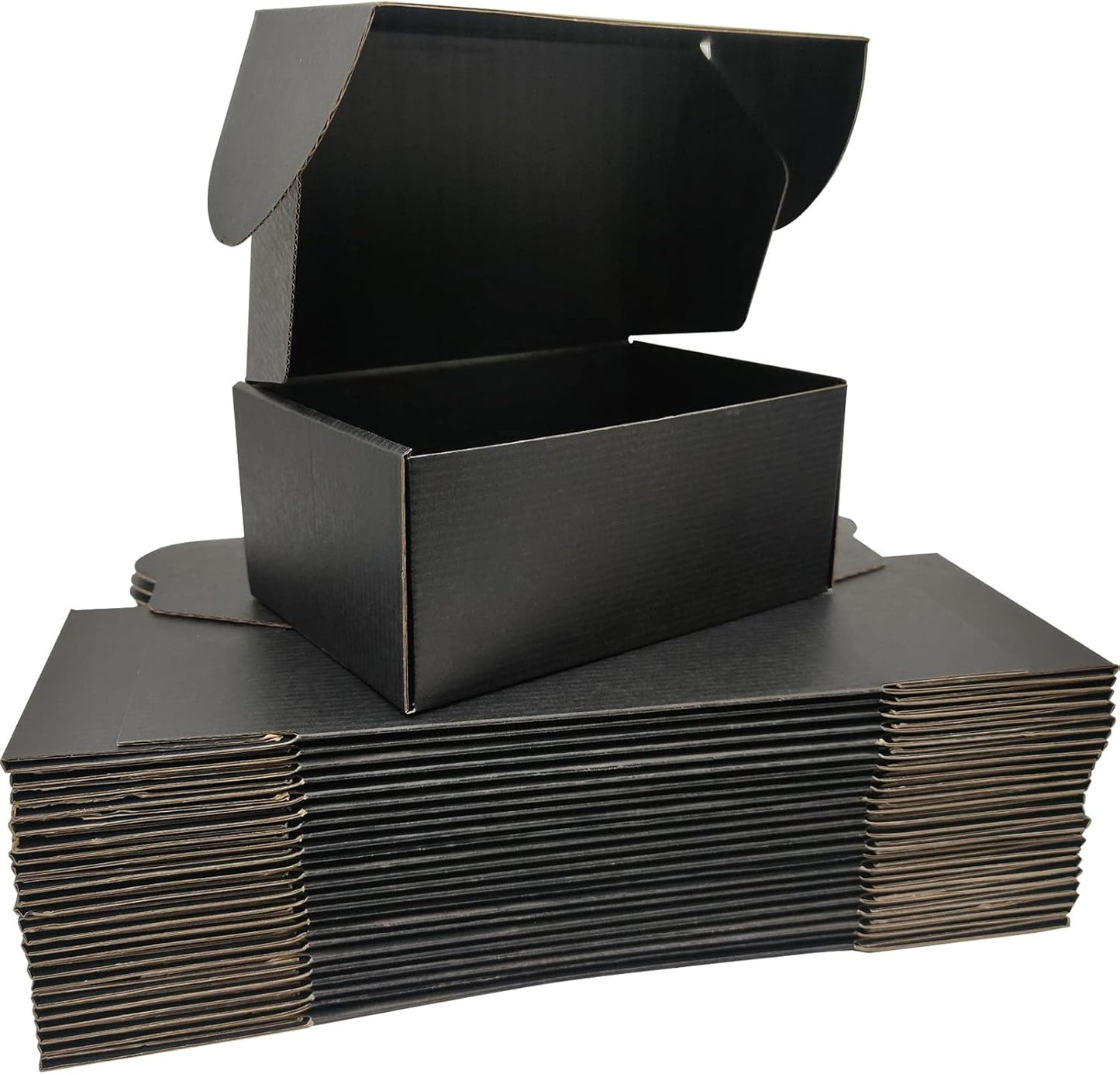 Small Black Shipping Boxes for Small Business - Pack of 25