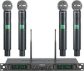 Phenyx Pro Wireless Microphone System 4-Channel UHF - Clear Sound