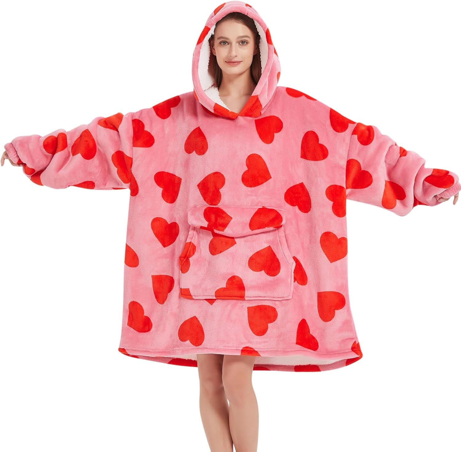 Fiosnow Oversize Love Blanket Hoodies: Soft & Warm Cozy!