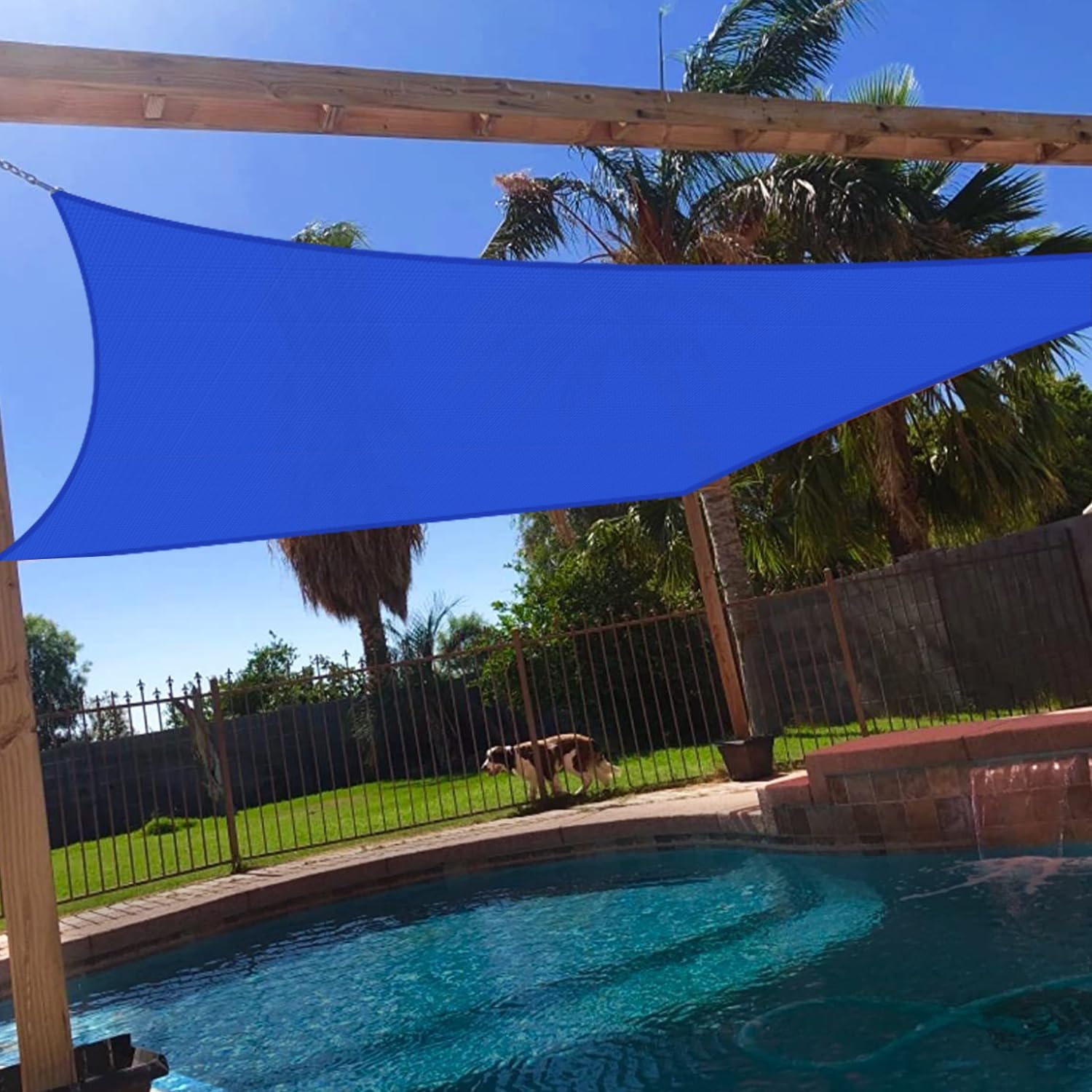 Windscreen4less 16ft x 20ft Sun Shade Sail for Outdoor Canopy