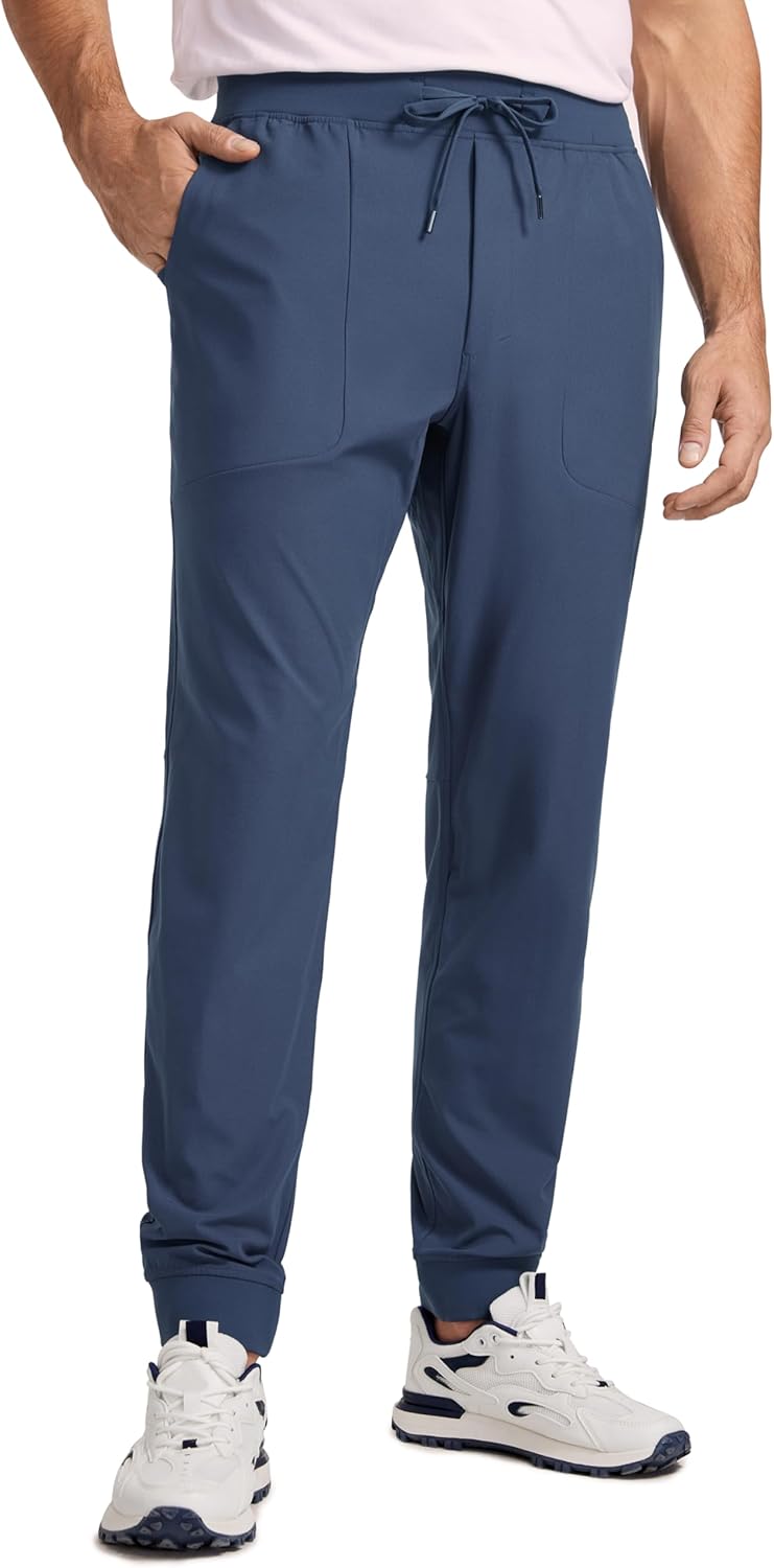 CRZ YOGA All Day Comfy Golf Joggers for Men - Quick Dry Pants