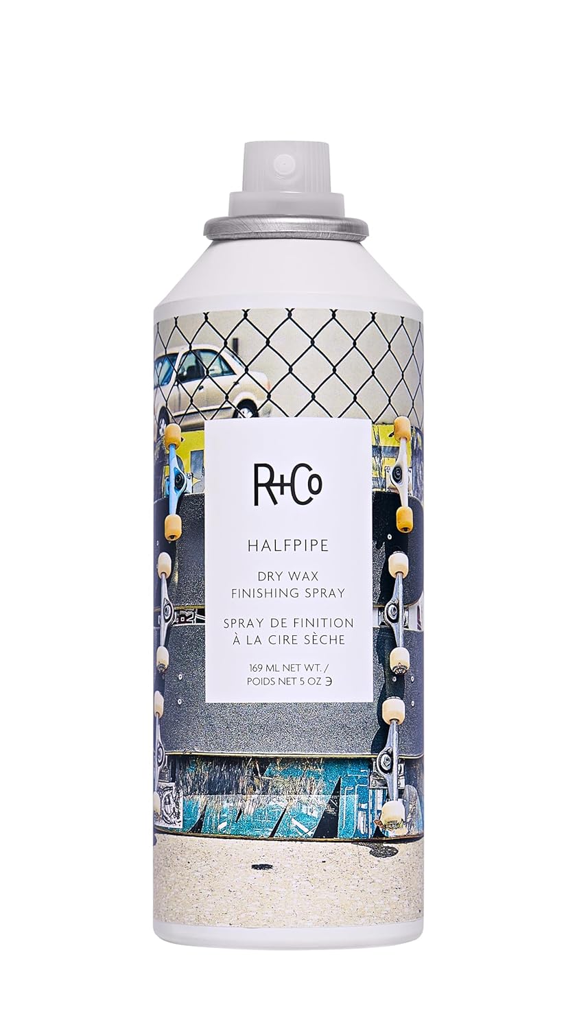 R+Co Halfpipe Dry Wax Texture Spray for Effortless Styling
