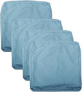 Patio Seat Cushion Covers 24x24x4 in - Washable Waterproof 4-Pack
