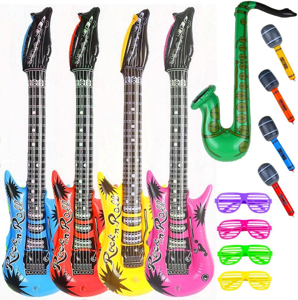 Inflatable Rock Star Toy Set - Ultimate Singer's Fun Pack!