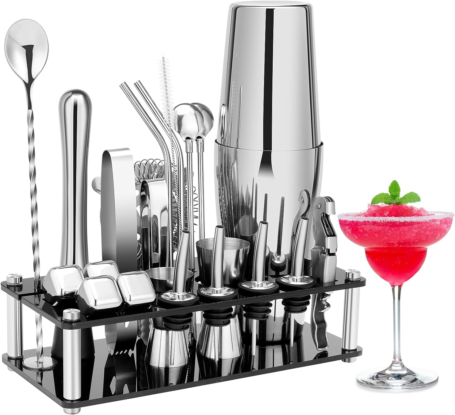 KINGROW Cocktail Shaker Set - Mix Drinks Like a Pro!