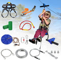 Zipline for Kids and Adult Backyard Kit - Complete Safe Setup