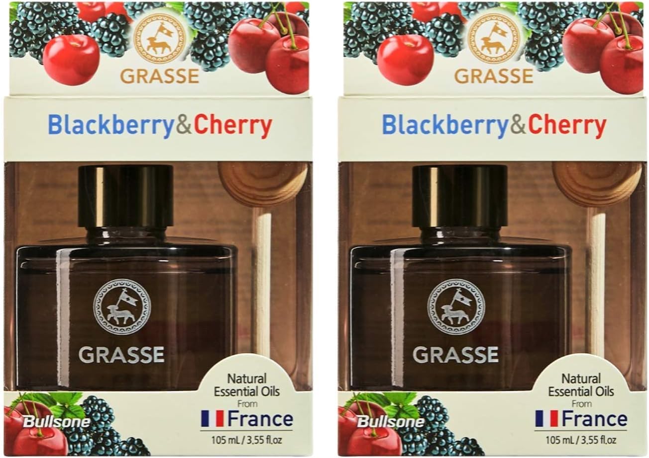 Luxury Black Berry Car Scent - Bullsone Grasse Diffuser (2 Pack)