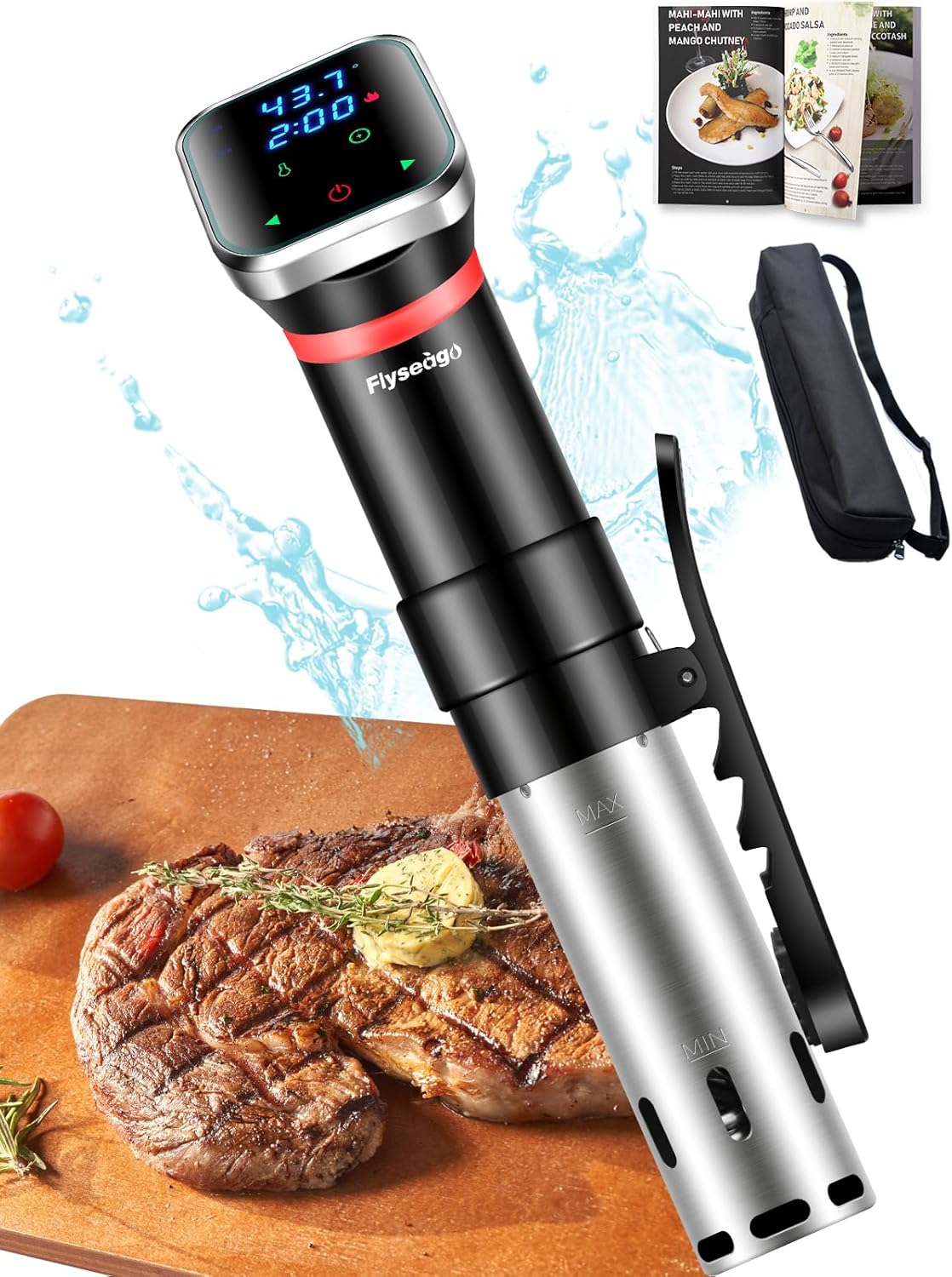 Fast-Heating Sous-Vide Precision Cooker - Perfect Results Every Time! 