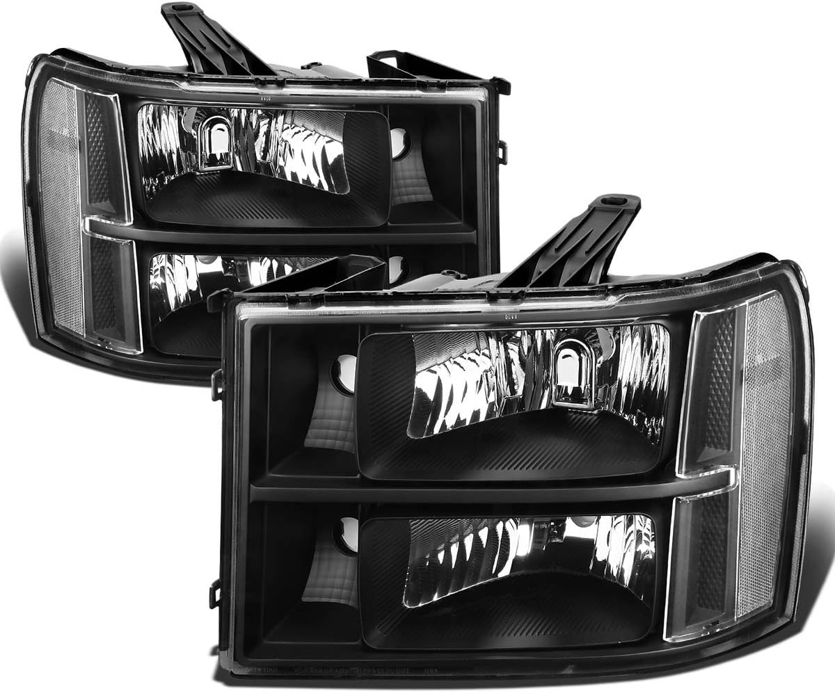 DNA MOTORING Headlight Assembly for 07-13 GMC Sierra Models