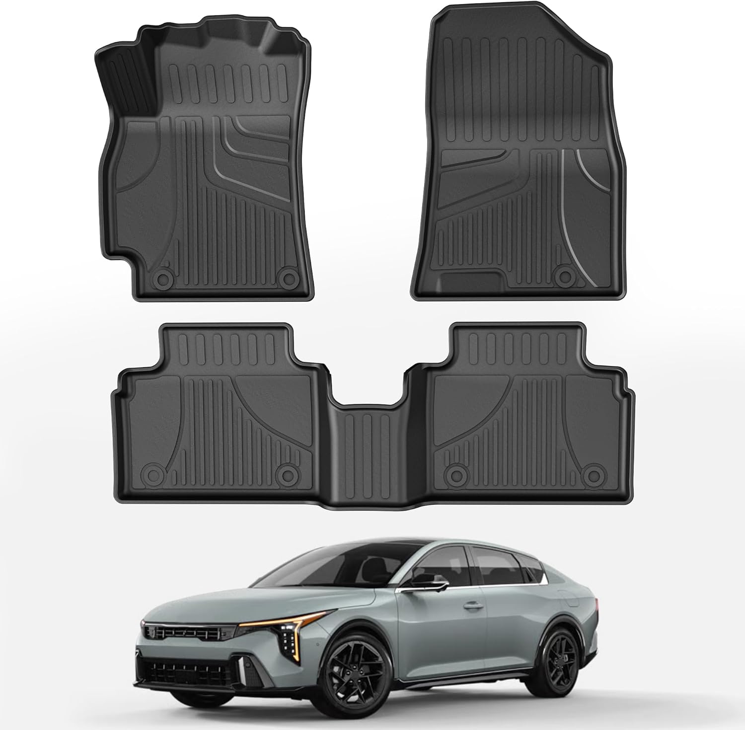K4 Floor Mats Custom Fit for 2025 2026 Kia K4 LX LXS EX GT-Line