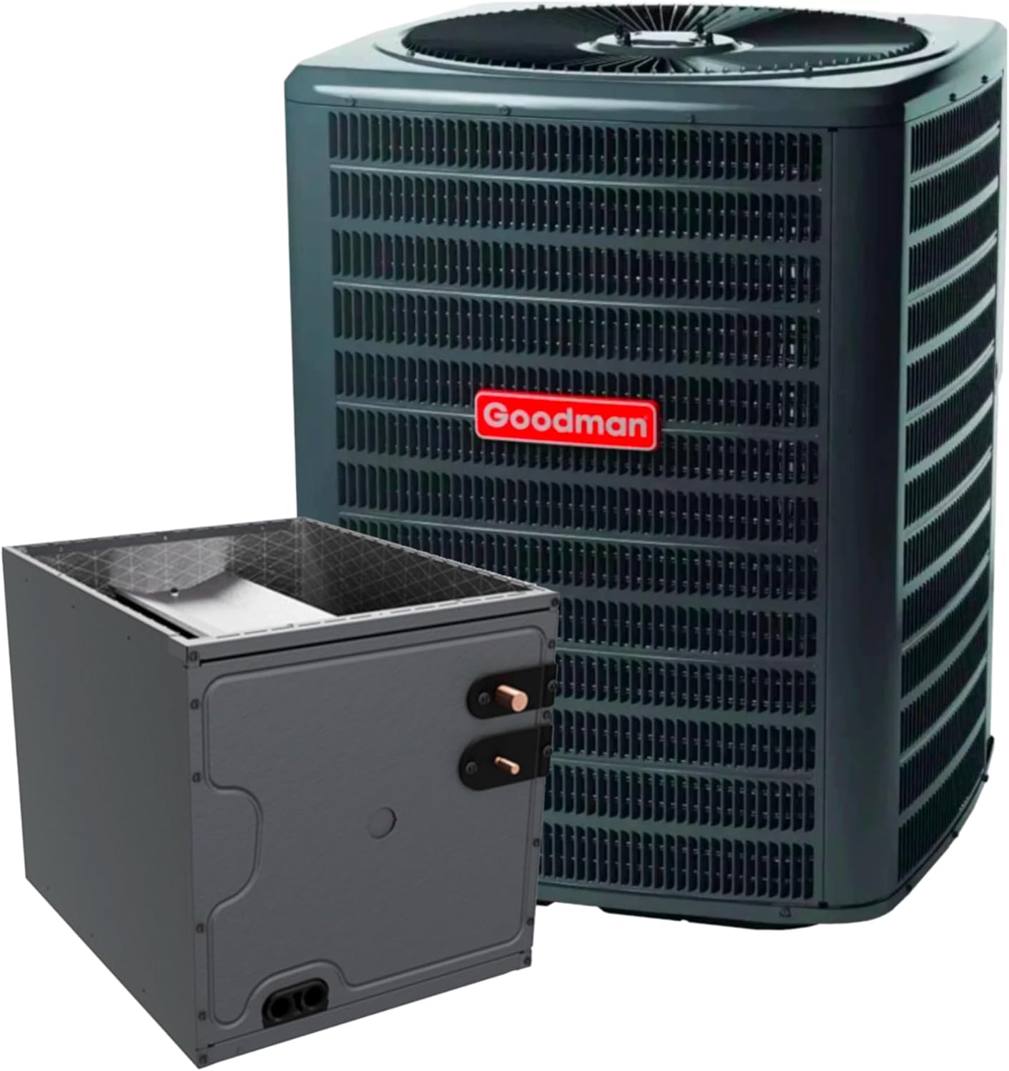 Efficient 3.5 TON AC Condenser: 14.3 SEER, 21 Coil, Power Whip
