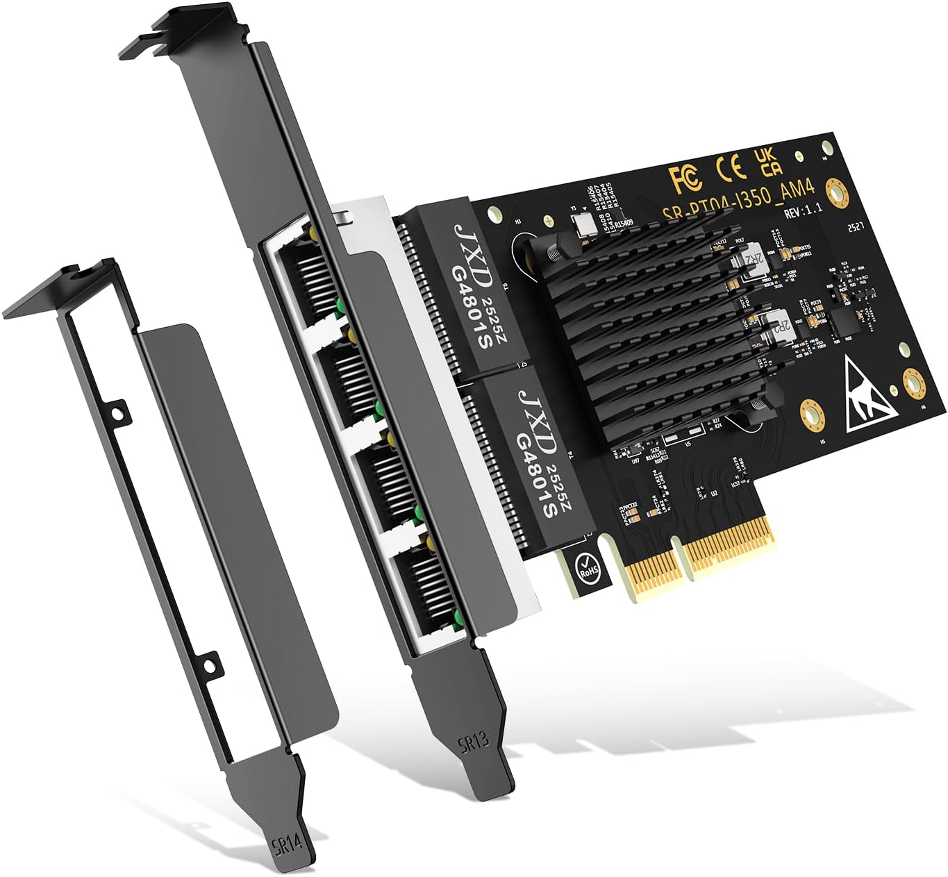 4 Port Gigabit Base-T Network Card for High-Speed Networking