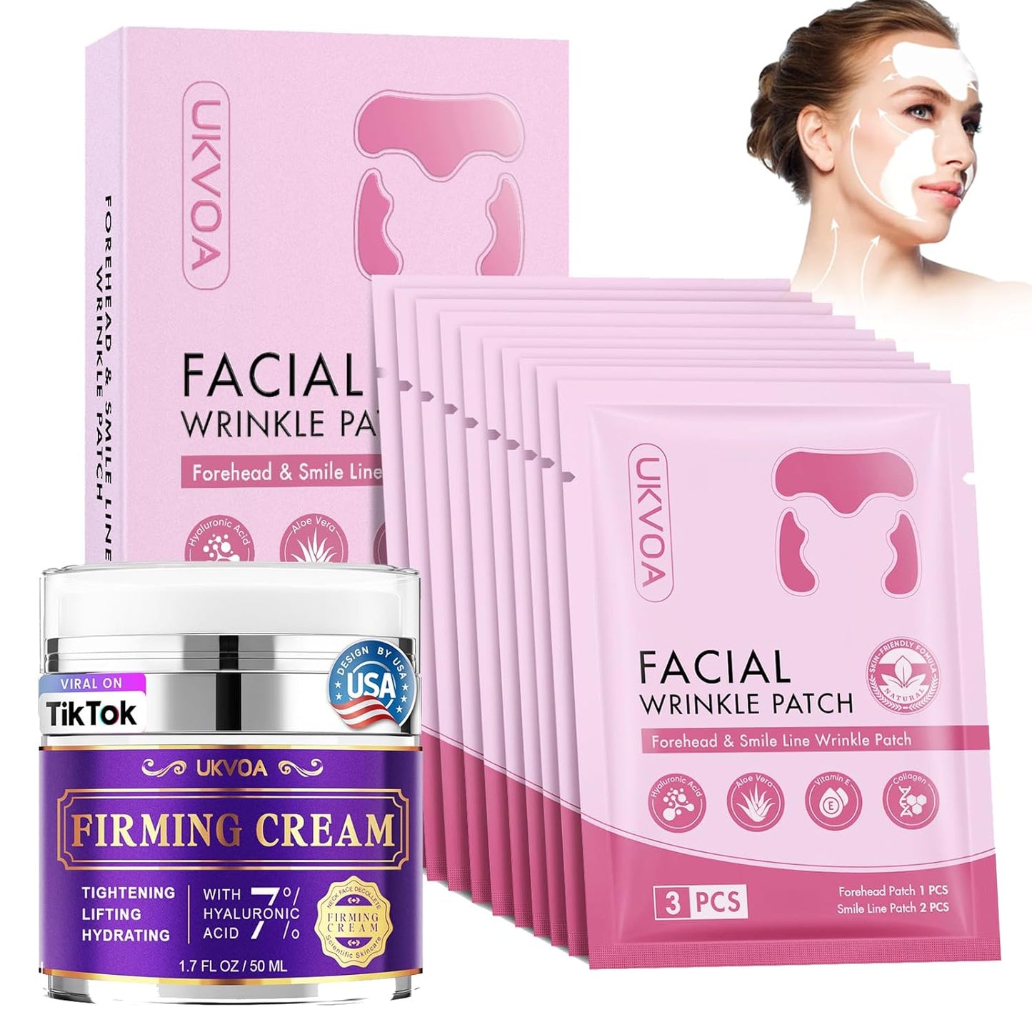 Forehead Wrinkle Patches for Effective Overnight Treatment