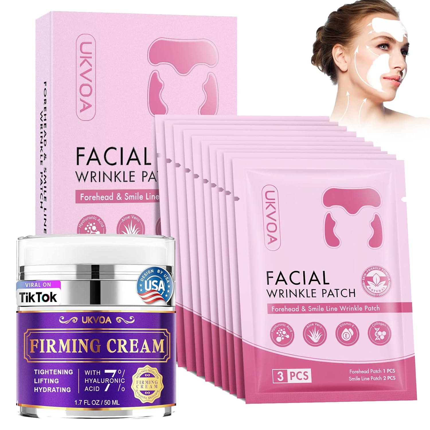 Forehead Wrinkle Patches for Effective Overnight Treatment