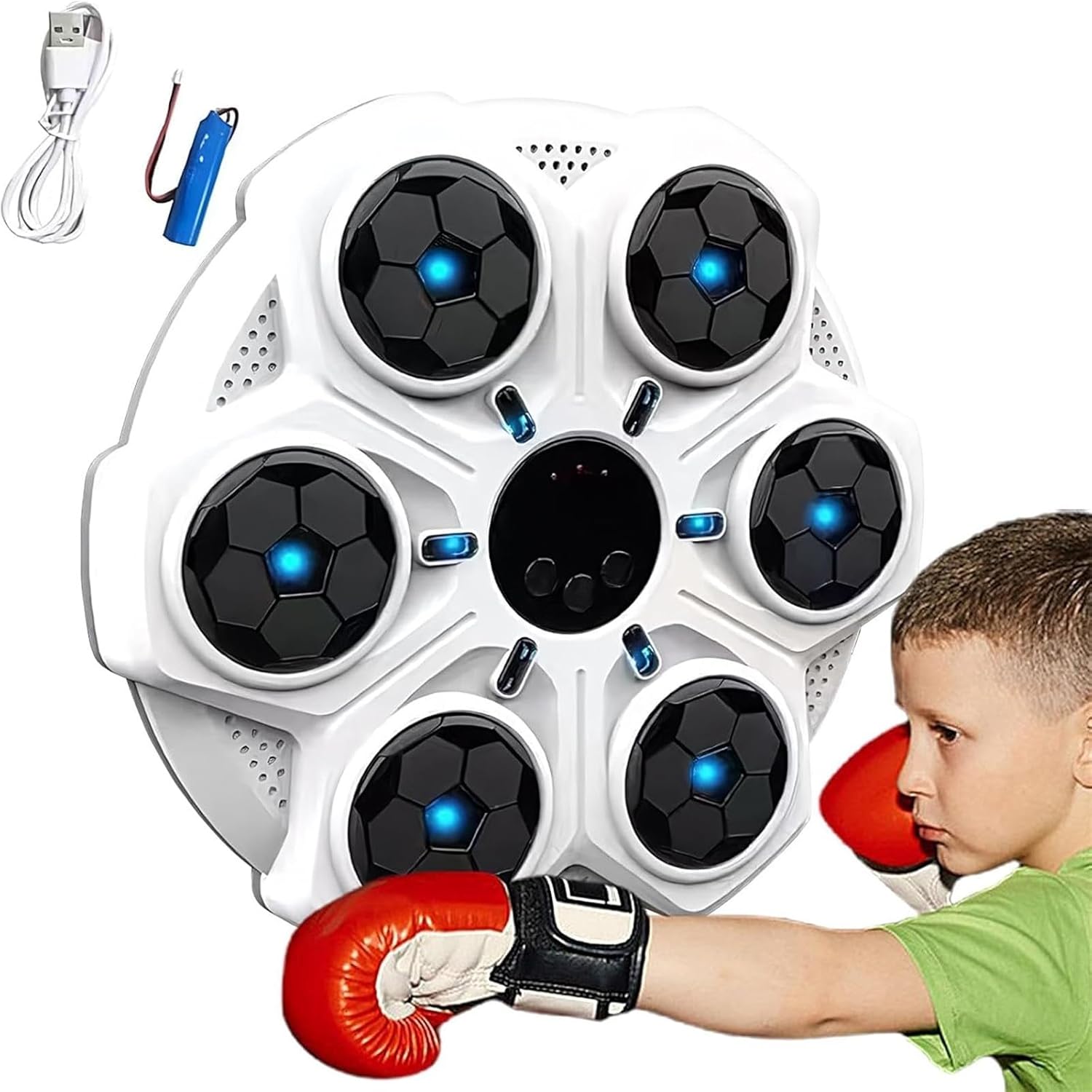 Interactive Music Boxing Kit for Fun Workouts