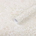 Peel and Stick Wallpaper Boho Floral 17.3in x 393in - Removable Beige