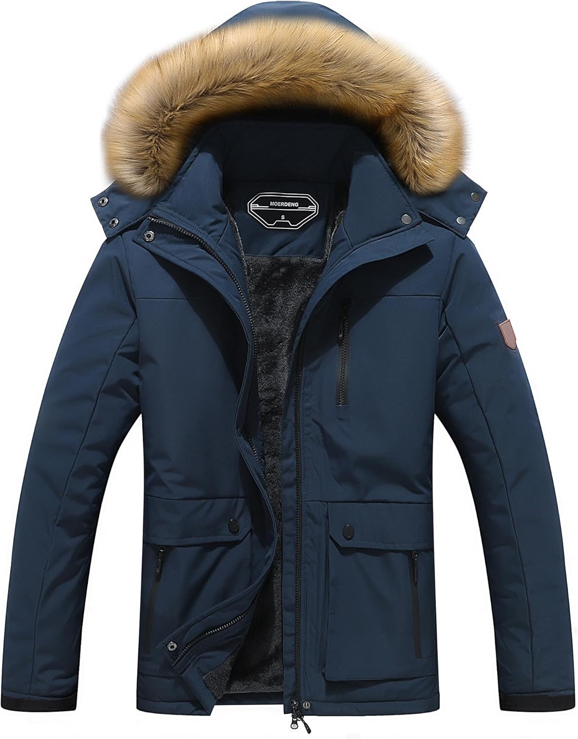 MOERDENG Women's Waterproof Ski Jacket for Winter Activities