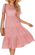 Berydress Women's Casual Summer Tiered Midi Dress - Flattering Dresses