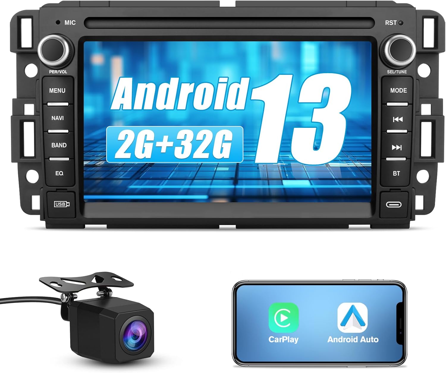 AWESAFE Car Stereo for Chevrolet Silverado with GPS Navigation