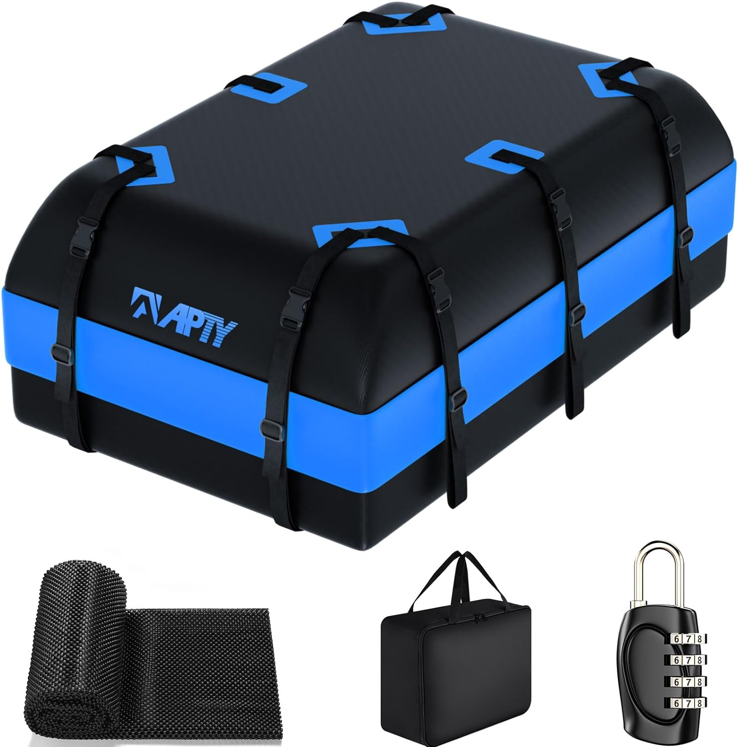 23 Cubic Feet Rooftop Cargo Bag Carrier for All Vehicles
