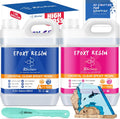 Epoxy Resin 1.06 Gallon High Gloss Kit - Crystal Clear, Easy 1:1 Mix
