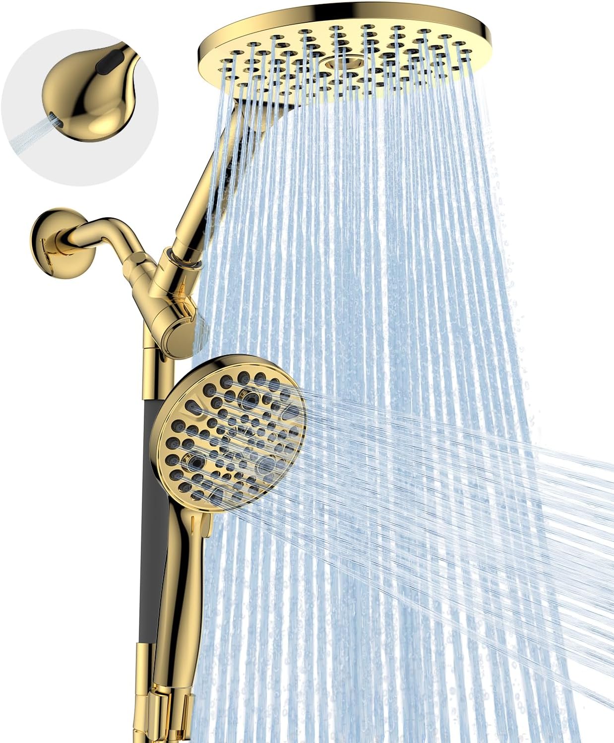 Dual Handheld Shower Head Combo for Ultimate Shower Experience