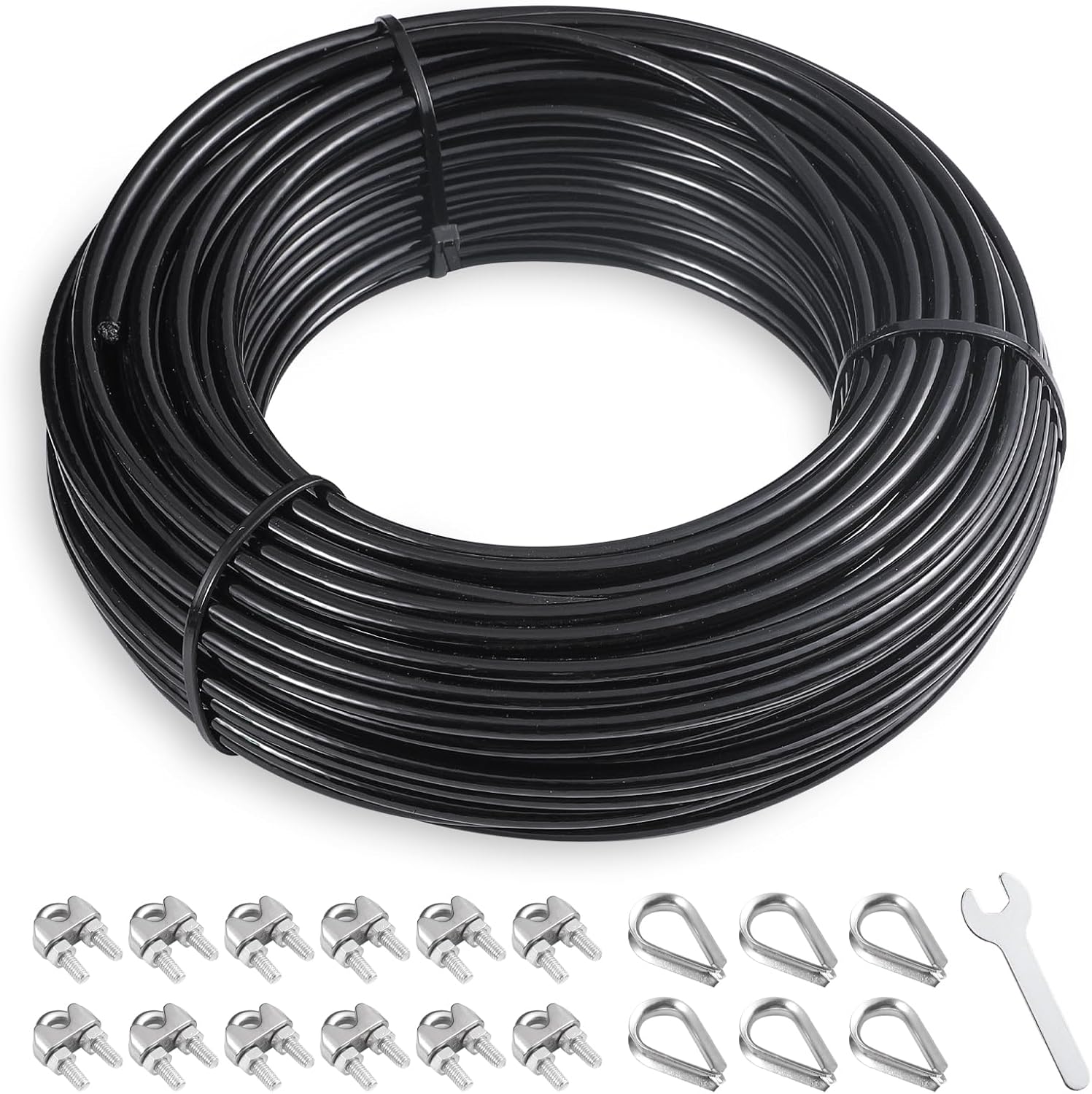 SERTT Replacement Cable for Pulley Cable Machine - 98.4 Ft