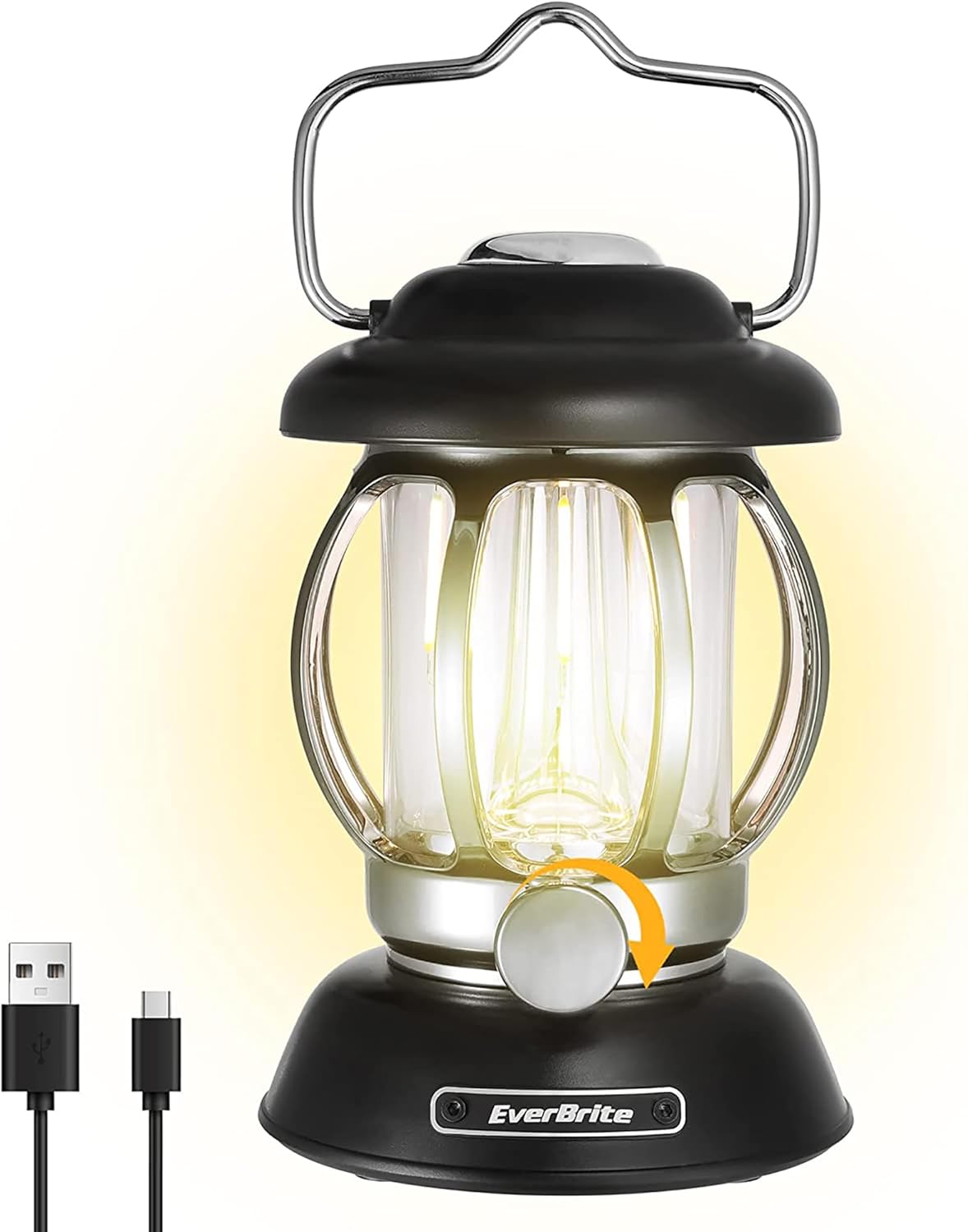EverBrite Rechargeable Vintage Lantern - Brighten Your Adventures