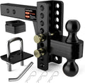 2ft Adjustable Trailer Hitch 6ft Rise/Drop - Heavy Duty 25,000 lb