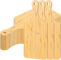 12 Pcs Bamboo Cutting Boards with Handle for Engraving Gifts