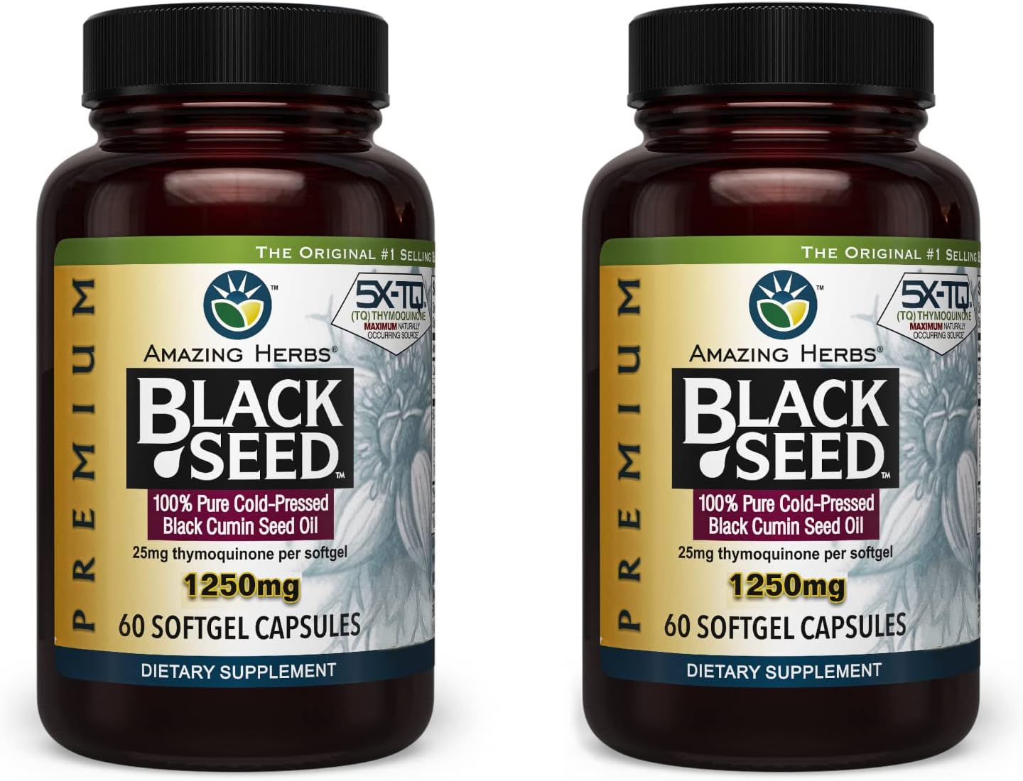 Premium Black Seed Oil Capsules for Digestive Health & Immunity