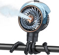 Ausic Stroller Fan with Mist 2-in-1 Portable Misting Fan - Longer Run