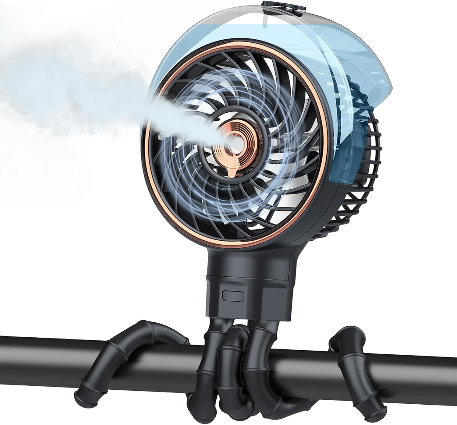 Portable Misting Stroller Fan with Detachable Tripod for Babies
