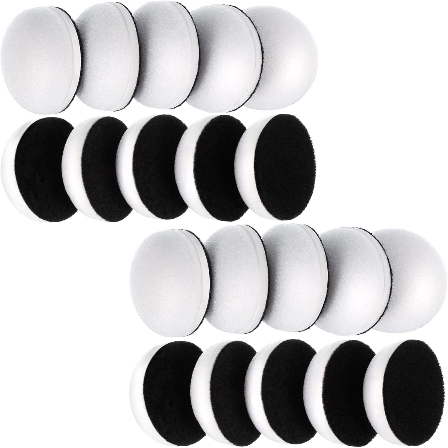 CHENGU 20 Mini Ink Blending Foam Pads - Smooth Card Making