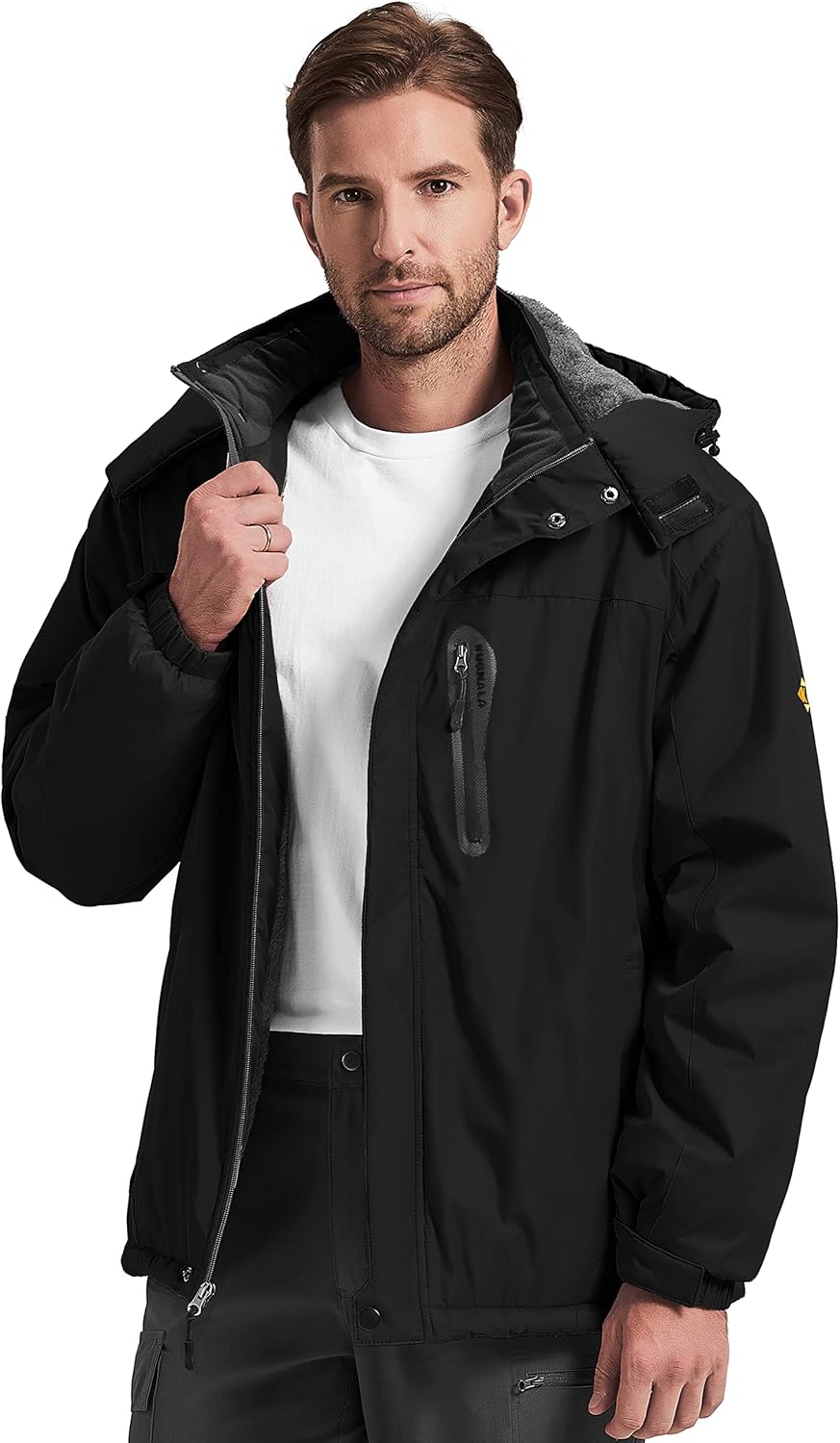 Kugnala Men's Snow Jacket: Waterproof, Insulated, Stylish!