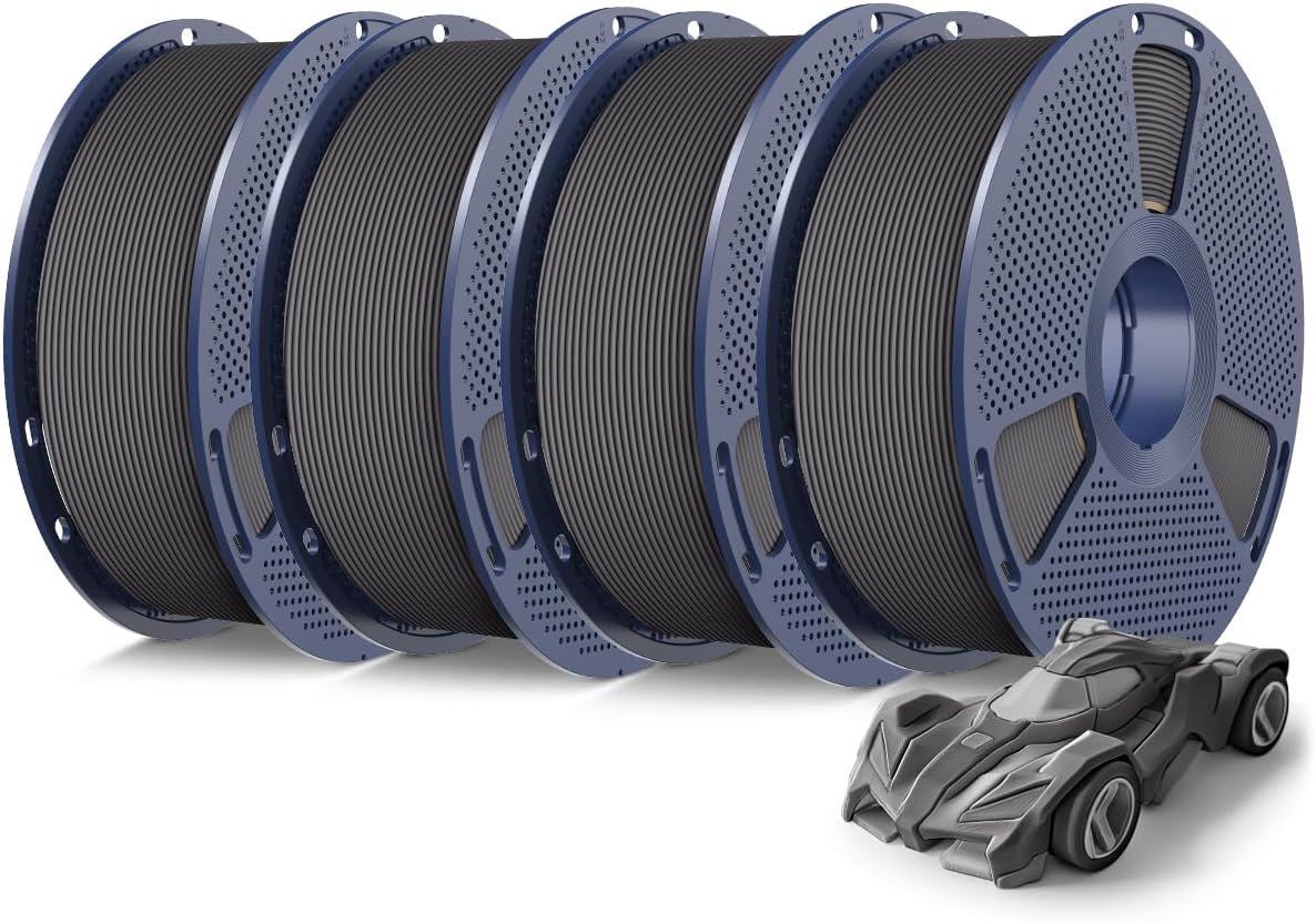 High Speed PETG Filament 1.75mm 4KG Bundle for 3D Printing