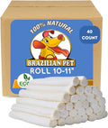 Brazilian Pet Rawhide Retriever Beefhide Rolls 10-11 in - Long Lasting
