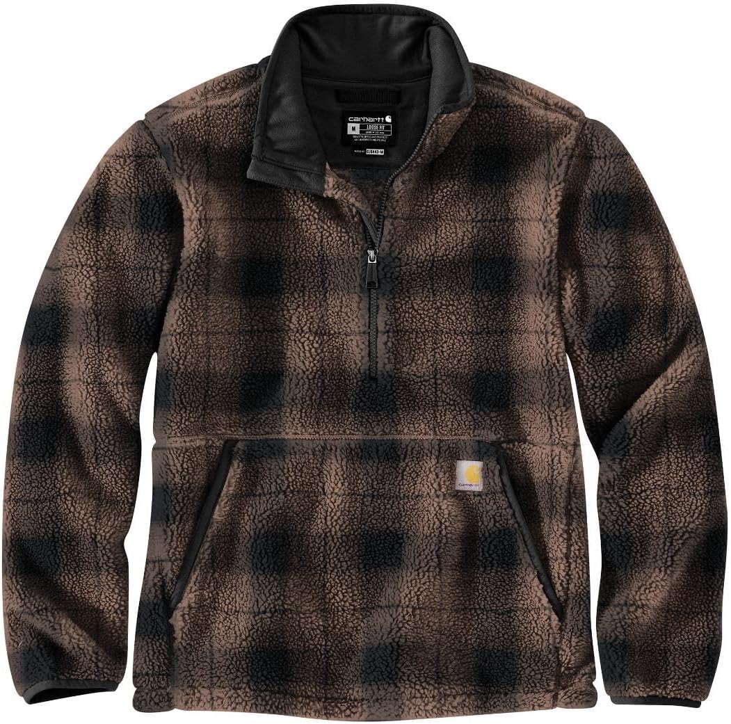 Carhartt mens Loose Fit Fleece Pullover for Ultimate Comfort