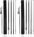 Feather Flag Pole Kit for 12ft Flags 15ft Tall - Durable Fiberglass
