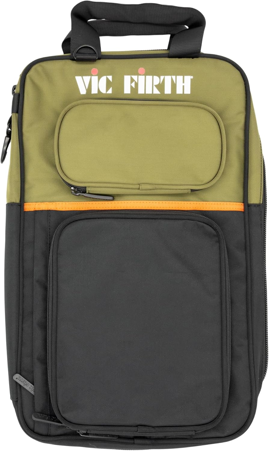 Vic Firth Professional Stick Bag for Drummers, Green/Black