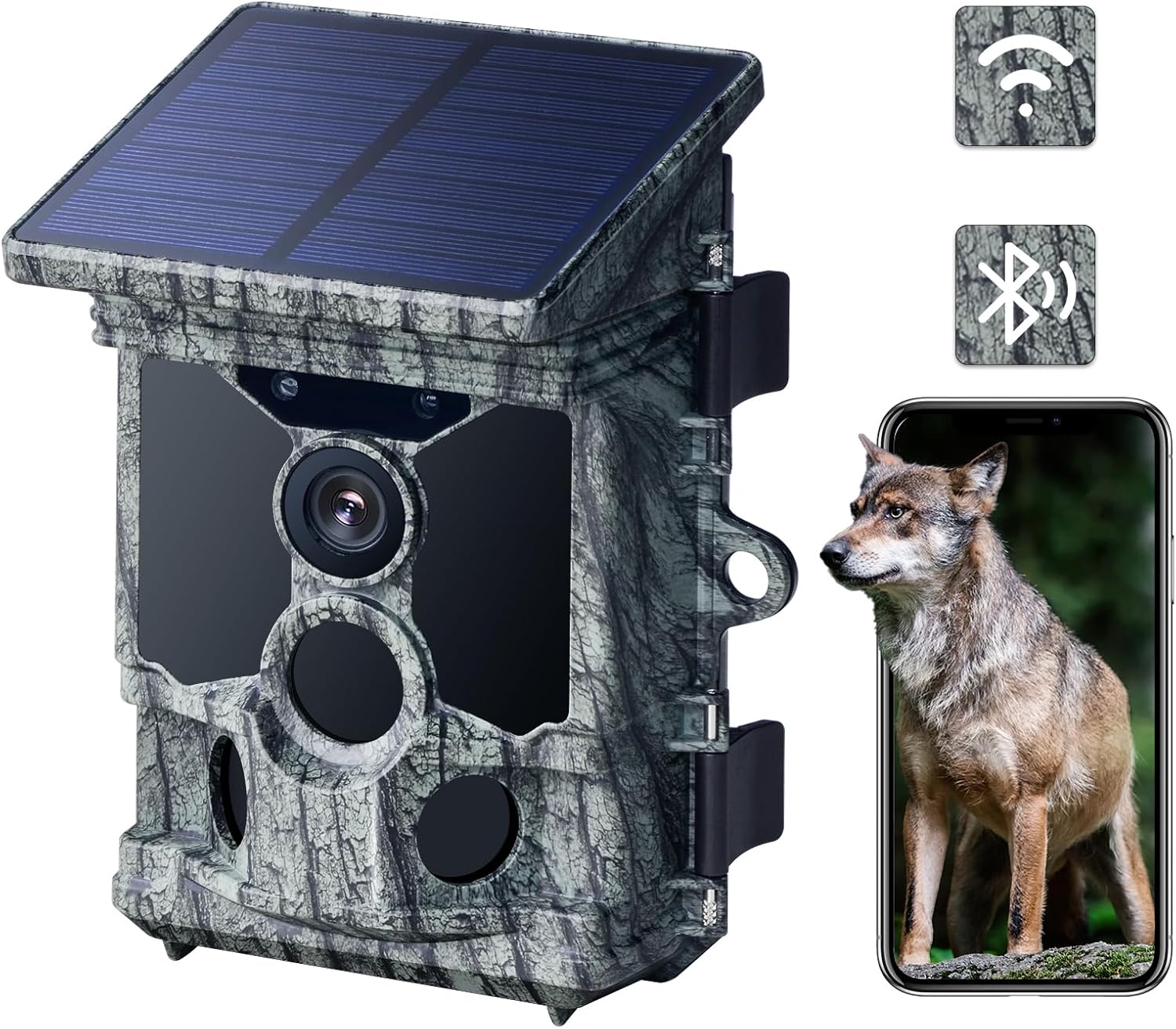 100MP 4K WiFi Trail Camera - Night Vision, Fast Trigger