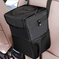 Car Trash Can Waterproof Leak Proof with Lid - Collapsible Car Bin