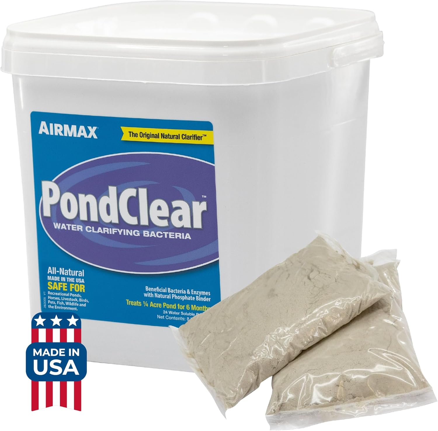 Airmax PondClear Packets for Clear & Clean Pond Water