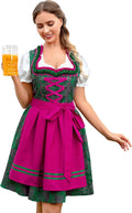 Oktoberfest Dirndl Dress for Women - Classic Bavarian Costume Costumes