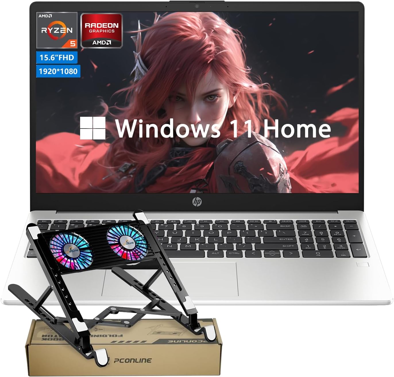 HP Essential 255 G10 Laptop with Ryzen 5 and 16GB RAM Bundle